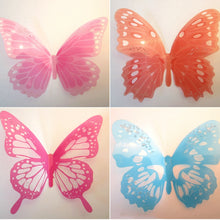 Load image into Gallery viewer, 12pcs / Set Home Decoration Originality PVC 3D Butterfly Wall Paste