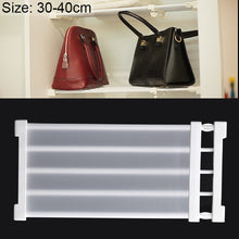 Load image into Gallery viewer, Wardrobe Storage Layered Baffle Cabinet Shelf Dormitory Partition Cupboard Partition Board, Width: 24cm, Stretch Range: 30-40cm, Stretch Range:30-40cm