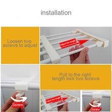 Load image into Gallery viewer, Wardrobe Storage Layered Baffle Cabinet Shelf Dormitory Partition Cupboard Partition Board, Width: 24cm, Stretch Range: 50-80cm, Stretch Range:50-80cm