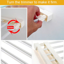 Load image into Gallery viewer, Wardrobe Storage Layered Baffle Cabinet Shelf Dormitory Partition Cupboard Partition Board, Width: 24cm, Stretch Range: 50-80cm, Stretch Range:50-80cm