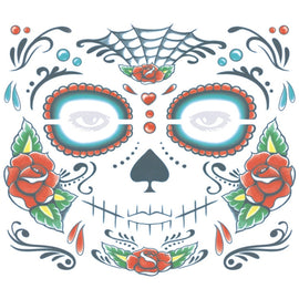 Halloween Waterproof Temporary Face Tattoo Stickers, Size: 240*210mm, 240*210mm