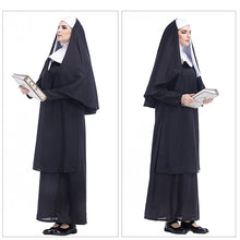 Load image into Gallery viewer, Halloween Costume Women Nun Missionary Cosplay Clothing, Size:S, Size:M, Size:L, Size:XL, Size:XXL