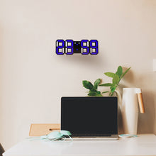 Load image into Gallery viewer, Multi-Function Large 3D LED Digital Wall Alarm Clock with Snooze Function, 12/24 Hours Display for Home, Kitchen, Office, DC 5V, CE Certificated, Black Body Green Characters, Black Body Blue Characters, Black Body Red Characters                        ...