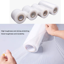 Load image into Gallery viewer, PE Transparent Stretch Wrap Film(Width: 10cm, Length: 220m), Width: 10cm, Length: 220m