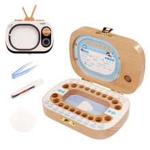 Load image into Gallery viewer, Creative Wooden Children TV Set Deciduous Tooth Preservation Box Baby Teeth Tooth House Storage Box, HC2008A, HC2008B, HC2008C