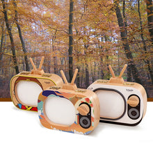 Load image into Gallery viewer, Creative Wooden Children TV Set Deciduous Tooth Preservation Box Baby Teeth Tooth House Storage Box, HC2008A, HC2008B, HC2008C