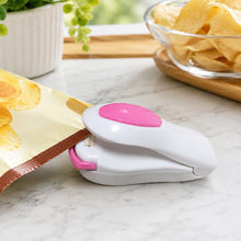 Load image into Gallery viewer, Portable Mini Heat Sealing Machine Impulse Sealer Seal Packing Plastic Bag Sealing Clamp, Random Color Delivery, Heat Sealing
