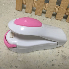 Load image into Gallery viewer, Portable Mini Heat Sealing Machine Impulse Sealer Seal Packing Plastic Bag Sealing Clamp, Random Color Delivery, Heat Sealing