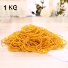Load image into Gallery viewer, Yellow Sturdy Stretchable Elastic Rubber Bands School Office Supplies Stationery, 1KG Per Bag, Yellow