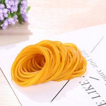 Load image into Gallery viewer, Yellow Sturdy Stretchable Elastic Rubber Bands School Office Supplies Stationery, 1KG Per Bag, Yellow