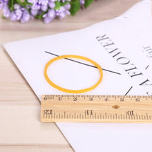 Load image into Gallery viewer, Yellow Sturdy Stretchable Elastic Rubber Bands School Office Supplies Stationery, 1KG Per Bag, Yellow