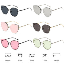 Load image into Gallery viewer, Rimless Flat Lenses Metal Frame UV400 Sunglasses for Women