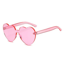 Load image into Gallery viewer, Heart Shape Rimless UV400 Sunglasses for Women