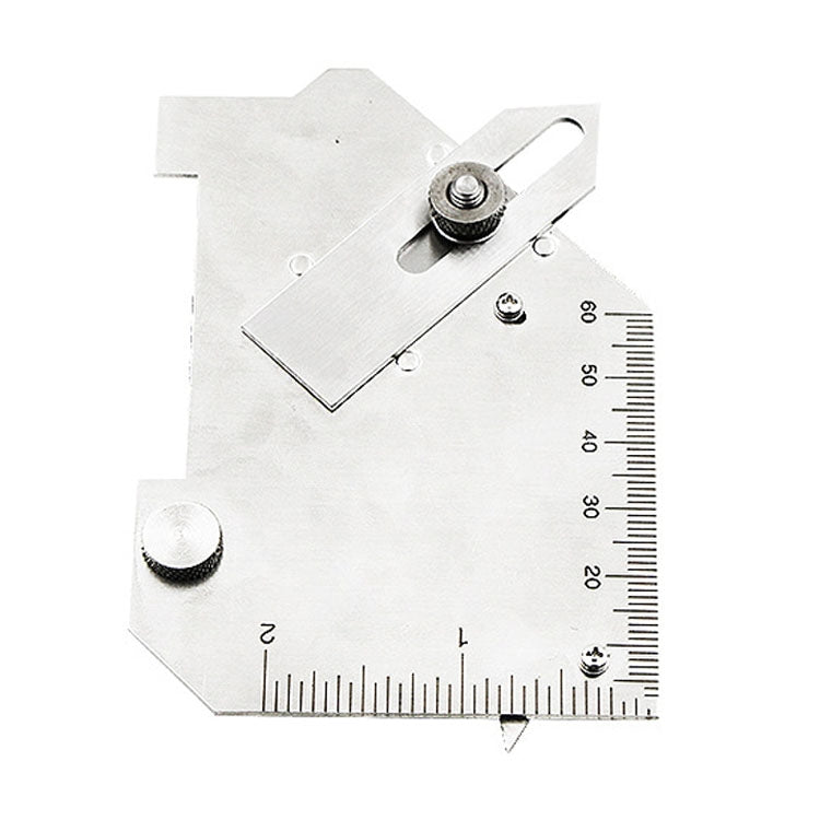 MG-8 Cam-type Stainless Steel Fillet Weld Gauge Multi-function Welding Inspection Ruler, MG-8