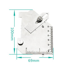 Load image into Gallery viewer, MG-8 Cam-type Stainless Steel Fillet Weld Gauge Multi-function Welding Inspection Ruler, MG-8