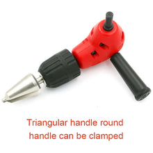 Load image into Gallery viewer, Adjustable Switching Head Right Angle Drill Gripping with Triangular Handle, Circular Handle and Hex Shank, Circular Handle and Hex Shank