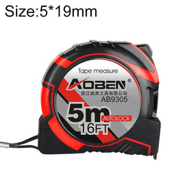 Aoben Retractable Ruler Measuring Tape Portable Pull Ruler Mini Tape Measure, Length: 5m Width: 19mm, Length: 5m Width: 19mm