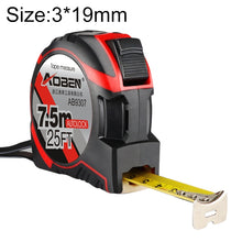 Load image into Gallery viewer, Aoben Retractable Ruler Measuring Tape Portable Pull Ruler Mini Tape Measure, Length: 7.5m Width: 25mm, Length: 7.5m Width: 25mm