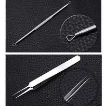 Load image into Gallery viewer, 5 PCS / Set Best Blackhead Extractor Tool Acne Needle Pimple Tweezers