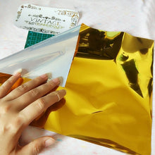 Load image into Gallery viewer, 50pcs / Pack A4 Size Foil Papers, Random One Color Delivery, A4 Size Foil Papers