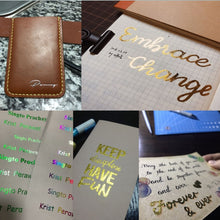 Load image into Gallery viewer, 50pcs / Pack A4 Size Foil Papers, Random One Color Delivery, A4 Size Foil Papers