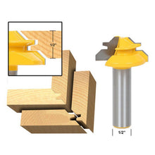 Load image into Gallery viewer, 1/2 x 1-3/8 Shank Woodwork 45 Degree Engagement Tenon Cutter Blade Right Angle Accessories Knife Woodworking Tools, 1/2 x 1-3/8