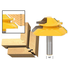 Load image into Gallery viewer, 1/2 x 2-3/4 Shank Woodwork 45 Degree Engagement Tenon Cutter Blade Right Angle Accessories Knife Woodworking Tools, 1/2 x 2-3/4