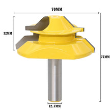 Load image into Gallery viewer, 1/2 x 2-3/4 Shank Woodwork 45 Degree Engagement Tenon Cutter Blade Right Angle Accessories Knife Woodworking Tools, 1/2 x 2-3/4