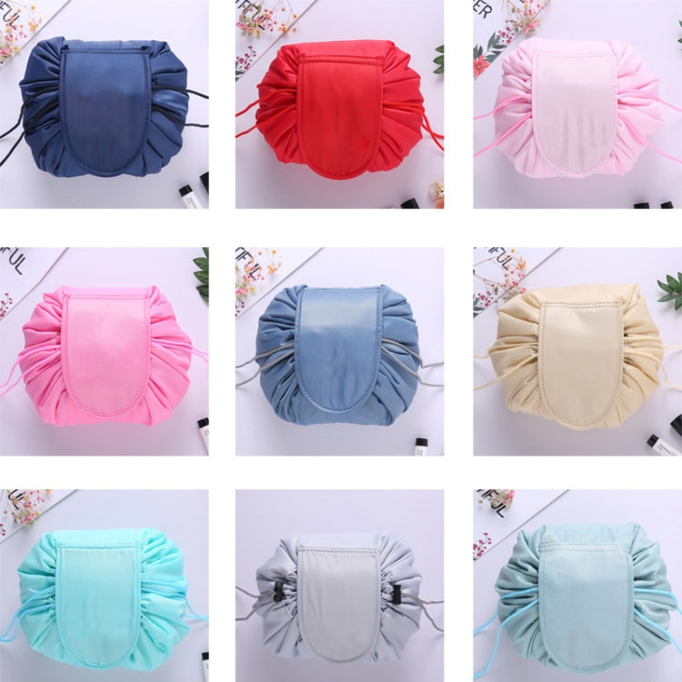 Travel Large Volume Drawstring Bag Cosmetic Sundries Storage Bag, Mint Green, Navy Blue, Beige, Red, Black, Dark Gray, Pink, Gray Blue, Light Grey, Light Pink