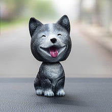 Load image into Gallery viewer, Shaking Head Dog Car Ornaments Resins Lovely Cartoon Dog New Year Gifts with Double-sided Adhesive Tape, Corgi Dog Cartoon Dog, White Teddy Cartoon Dog, Brown Teddy Cartoon Dog, Yellow Teddy Cartoon Dog, Pomeranian Cartoon Dog, Inu Cartoon Dog         ...