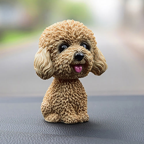 Shaking Head Dog Car Ornaments Resins Lovely Cartoon Dog New Year Gifts with Double-sided Adhesive Tape, Corgi Dog Cartoon Dog, White Teddy Cartoon Dog, Brown Teddy Cartoon Dog, Yellow Teddy Cartoon Dog, Pomeranian Cartoon Dog, Inu Cartoon Dog         ...