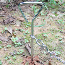 Load image into Gallery viewer, Stainless Steel Dog Spiral Tie Out 360 Degree Rotation Anti Wrap Fixed Pile Outdoor Camping Stake, Size:42cm*8mm, Size:42cm*8mm