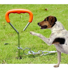 Load image into Gallery viewer, Dog Pile Fixation Spiral Nail with Handle For Medium Small Dog Long Training Outdoor, Size: 45cm*9mm, Size: 45cm*9mm