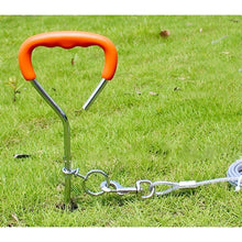 Load image into Gallery viewer, Dog Pile Fixation Spiral Nail with Handle For Medium Small Dog Long Training Outdoor, Size: 45cm*9mm, Size: 45cm*9mm