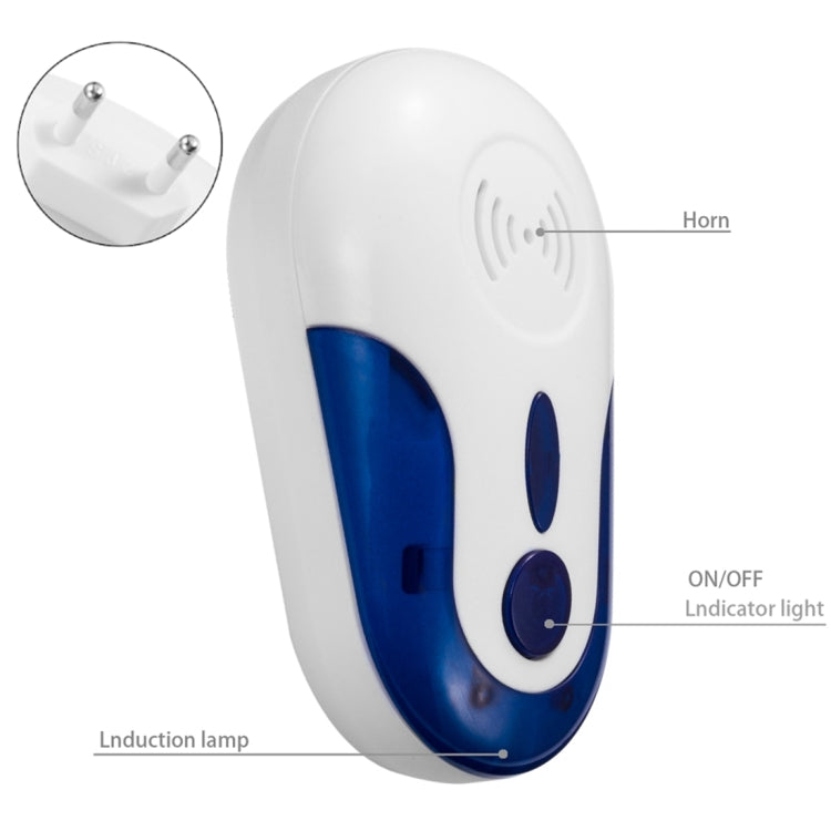 4W Electronic Ultrasonic Anti Mosquito Rat Mouse Cockroach Insect Pest Repeller, AC 90-250V, 109 EU Plug, 109 UK Plug, 109 US Plug