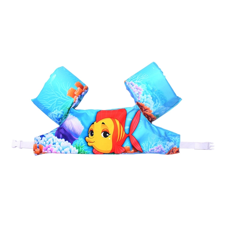 Pattern Children Swimming Lifesaving Equipment Buoyancy Swimsuit Vest Sleeves Back Floating Arm Swim Rings Snorkeling Suit, Size: 86cm, Suitable for 2-7 Years of Age, Buoyancy Within 10-30kg Baby Use