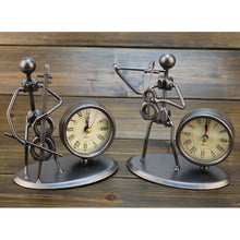 Load image into Gallery viewer, Creative Iron Stainless Steel Small Alarm Clock Retro Personalized Watches and Clocks Boutique Gifts, Small Alarm Clock