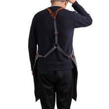 Load image into Gallery viewer, Retro Style Cotton Canvas Craftsman Work Aprons, Work Aprons(Grey), Work Aprons(Blue)