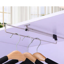 Load image into Gallery viewer, Telescopic Rail Pull-Out Wardrobe Clothes Hanger(30cm), 30cm