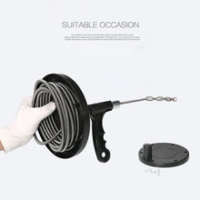Load image into Gallery viewer, 5m Metal Head kitchen Toilet Sewer Blockage Hand Tool Pipe Dredger Drains Dredge Pipes Sewer Sink Cleaning Clogs, Blockage Hand Tool Pipe