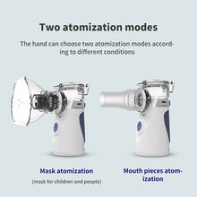 Load image into Gallery viewer, Portable Ultrasonic Nebulizer Mini Handheld Inhaler Respirator Health Care Home Machine Atomizer for Children, Mini Handheld Inhaler
