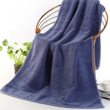 Load image into Gallery viewer, Add Thick Add Large Pure Cotton Bath Towel, Size: 70*140cm