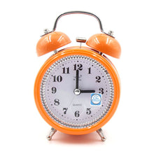 Load image into Gallery viewer, Fashion Mute Metal Alarm Clock with Night Light, Size: 12*8.5cm