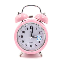 Load image into Gallery viewer, Fashion Mute Metal Alarm Clock with Night Light, Size: 12*8.5cm