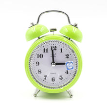 Load image into Gallery viewer, Fashion Mute Metal Alarm Clock with Night Light, Size: 12*8.5cm