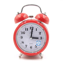 Load image into Gallery viewer, Fashion Mute Metal Alarm Clock with Night Light, Size: 12*8.5cm