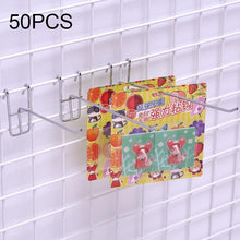 Load image into Gallery viewer, 10pcs 3.5mm Supermarket Iron Grid Shelf Hook, Length: 20cm, 3.5mm 20cm