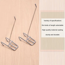 Load image into Gallery viewer, 10pcs 3.5mm Supermarket Iron Grid Shelf Hook, Length: 10cm, 3.5mm  10cm