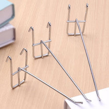 Load image into Gallery viewer, 10pcs 3.5mm Supermarket Iron Grid Shelf Hook, Length: 10cm, 3.5mm  10cm