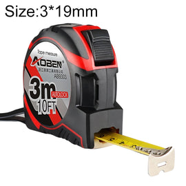 Aoben Retractable Ruler Measuring Tape Portable Pull Ruler Mini Tape Measure, Length: 3m Width: 19mm, Length: 3m Width: 19mm